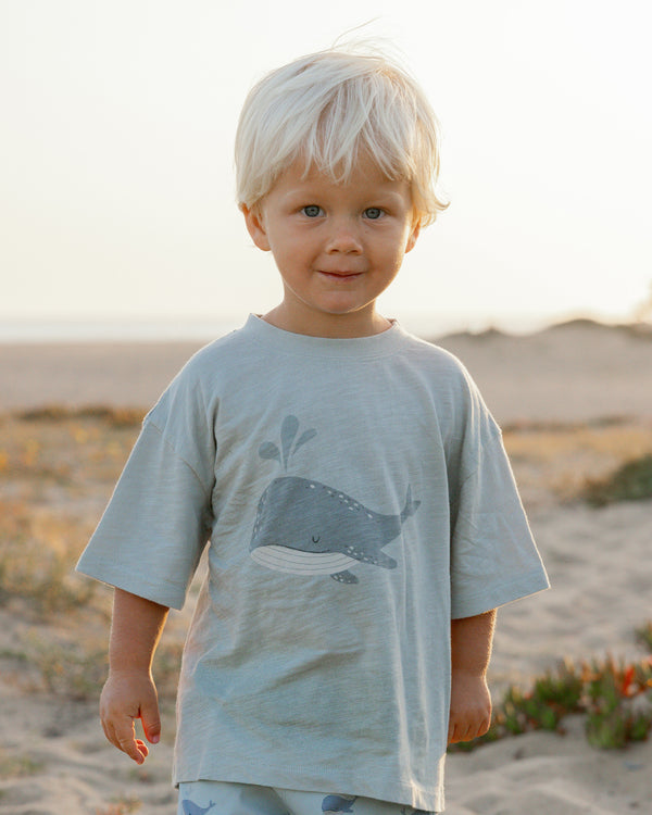 Rylee Cru Relaxed Tee Whale