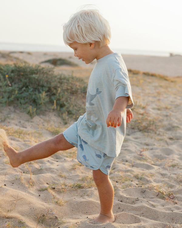 Rylee Cru Relaxed Tee Whale