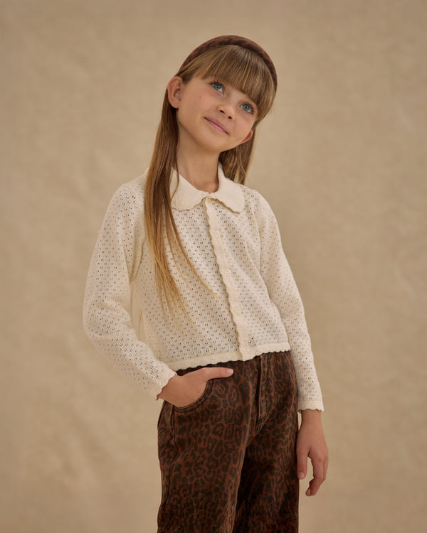 Rylee Cru Rio Cardigan Ivory