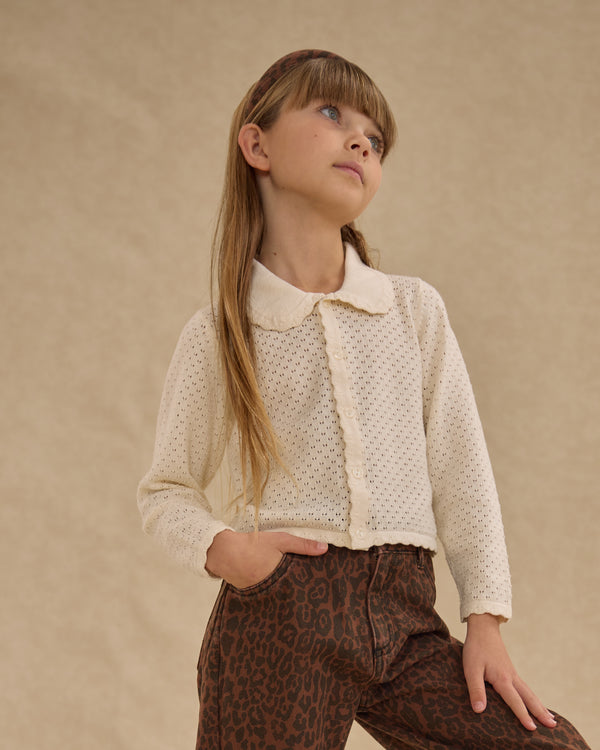 Rylee Cru Rio Cardigan Ivory