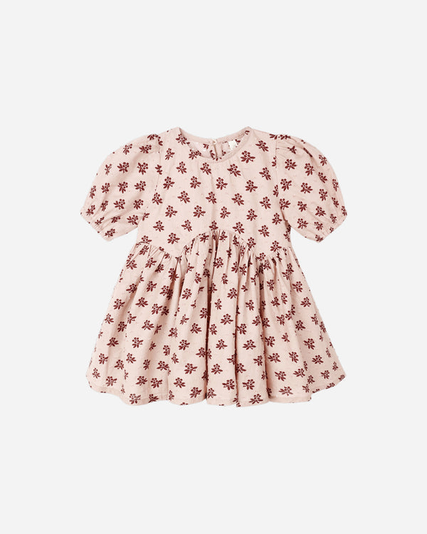 rylee cru Rose Dress Blush Fleur