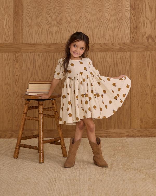 Rylee Cru Rose Dress Golden Apples