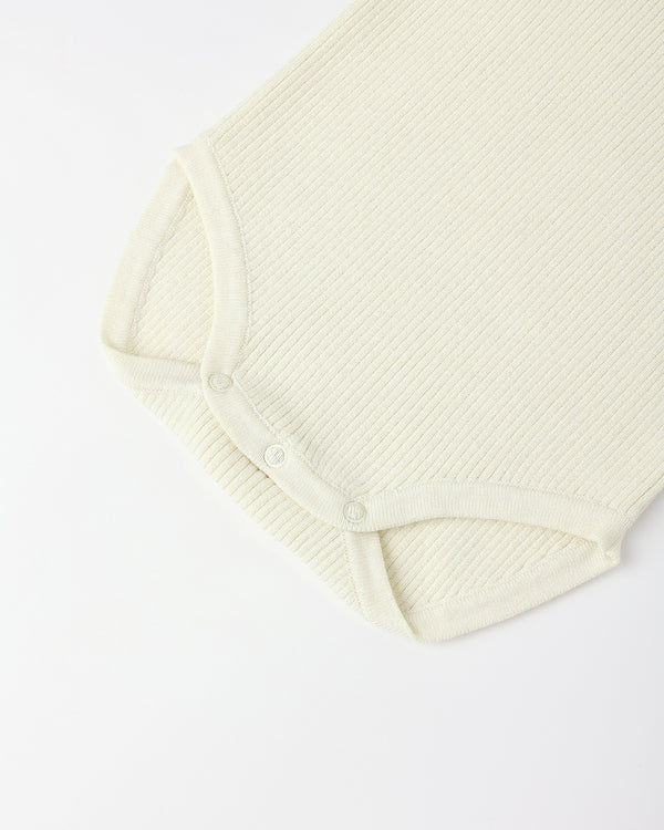 Rylee Cru Ruffle Collar Bodysuit Natural