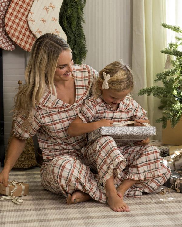 Rylee Cru Ruffle Pajamas Holiday Flannel