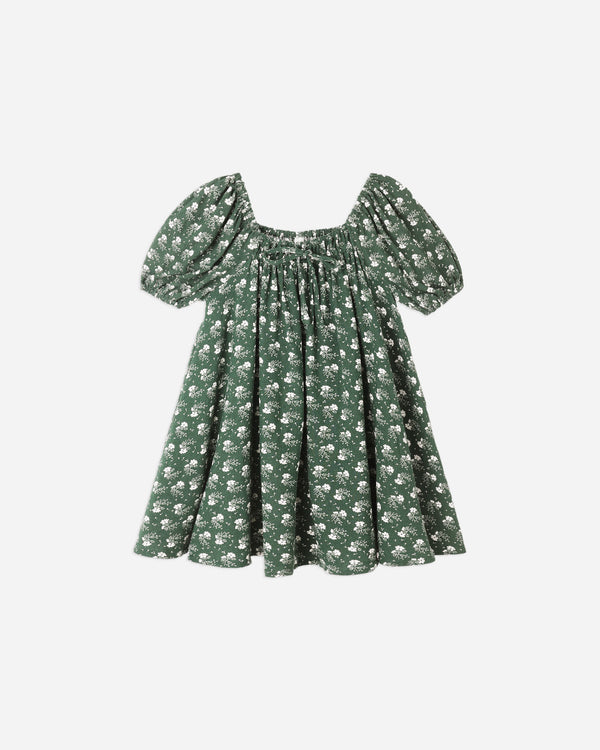 rylee cru Sabrina Mini Dress Green Ditsy