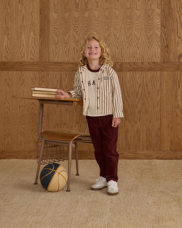 Rylee Cru Sammy Jacket Cedar Pinstripe