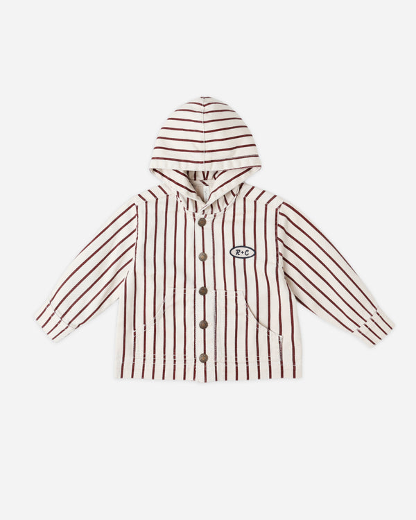 rylee cru Sammy Jacket Cedar Pinstripe