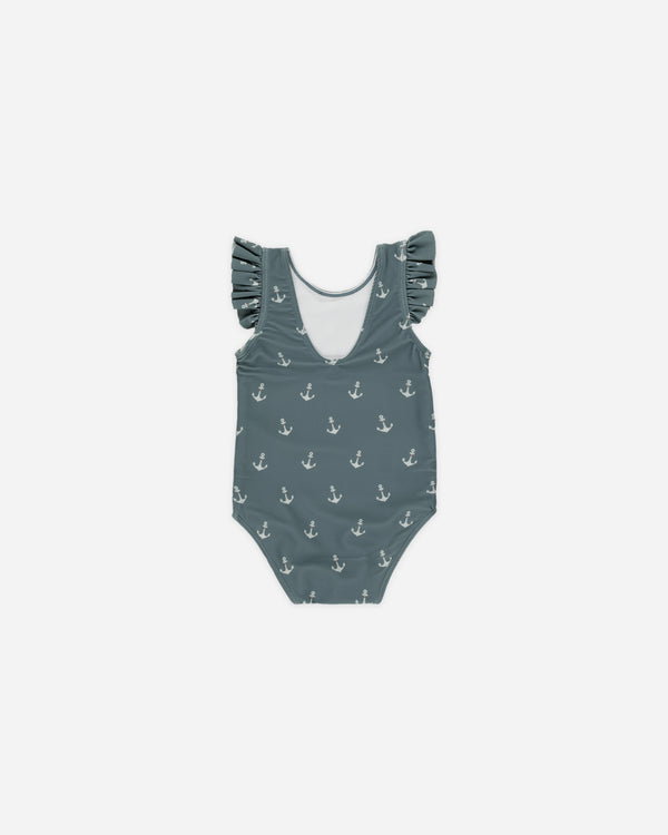 Rylee Cru Scoop Back Onepiece Anchors