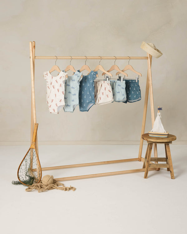 Rylee Cru Scoop Back Onepiece Anchors