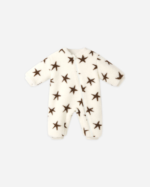 rylee cru Shearling Baby Jumpsuit Stars