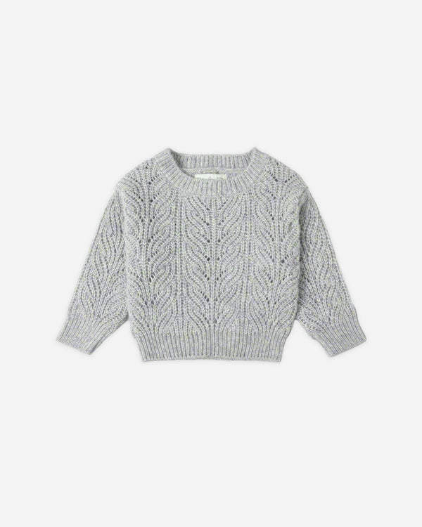 rylee cru Shiloh Sweater Dusty Blue