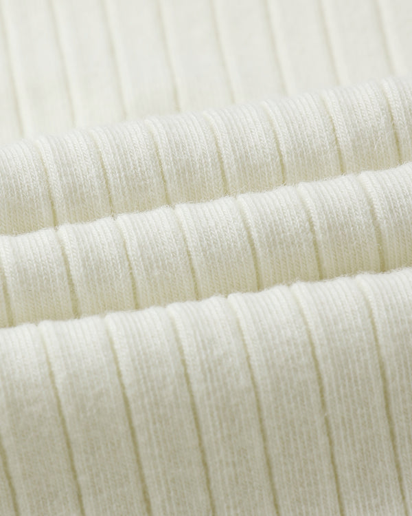 Rylee Cru Shoulder Ruffle Bodysuit Ivory