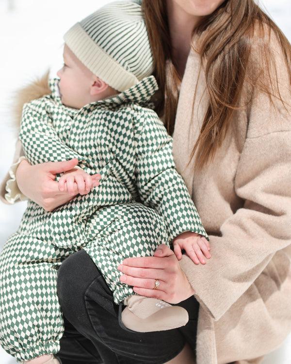 Rylee Cru Ski Snowsuit Green Diamond