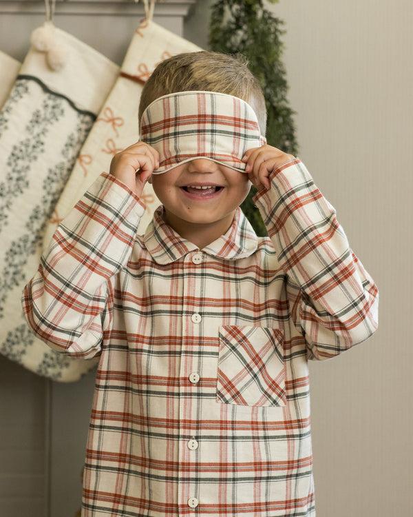 Rylee Cru Sleep Mask Holiday Flannel