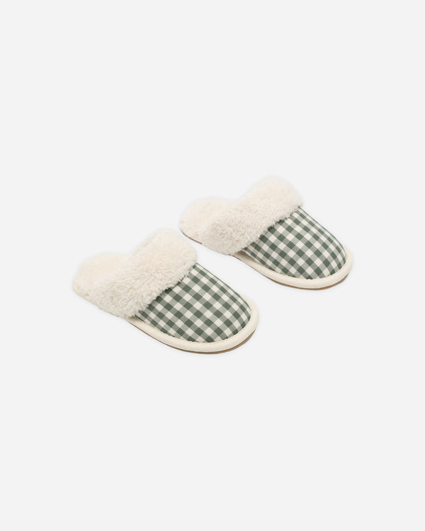 rylee cru Slippers Evergreen Gingham