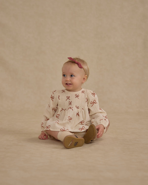 Rylee Cru Sophia Top + Bloomer Set Ruby Bows