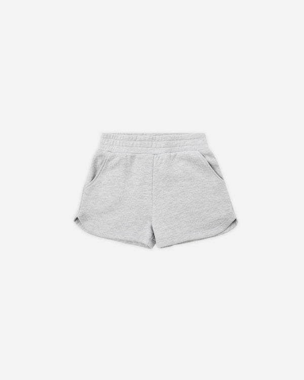 rylee cru Soren Sweat Short Heathered Ash