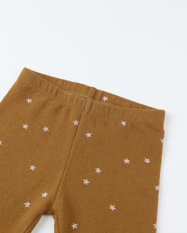 Rylee Cru Spongey Knit Set Golden Stars
