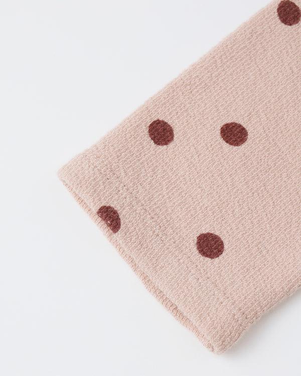 rylee Cru Spongey Knit Set Polka Dot