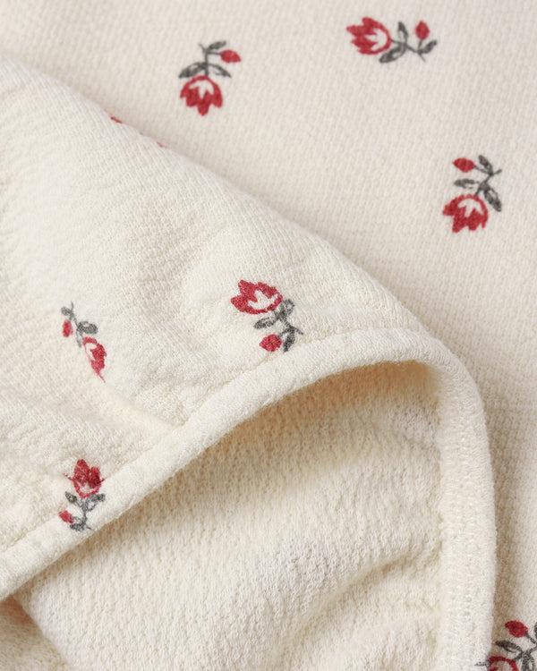 Rylee Cru Spongey Knit Set Ruby Ditsy