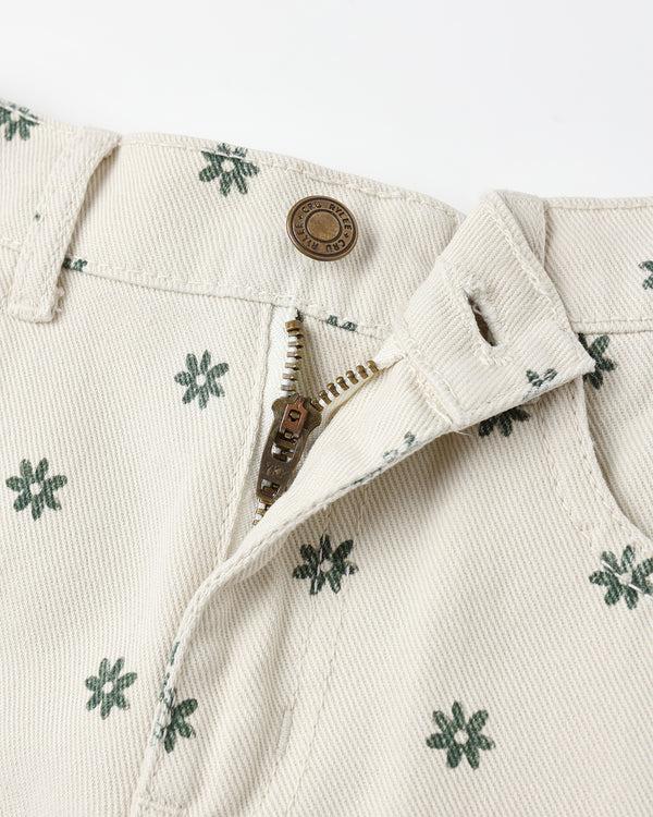 Rylee Cru Straight Leg Pant Mini Daisy
