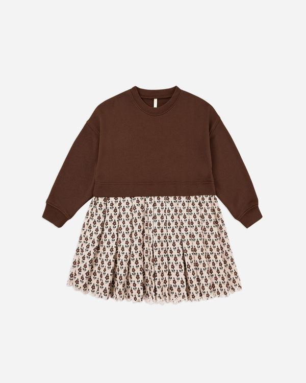 rylee cru Sweatshirt Dress Vintage Bloom