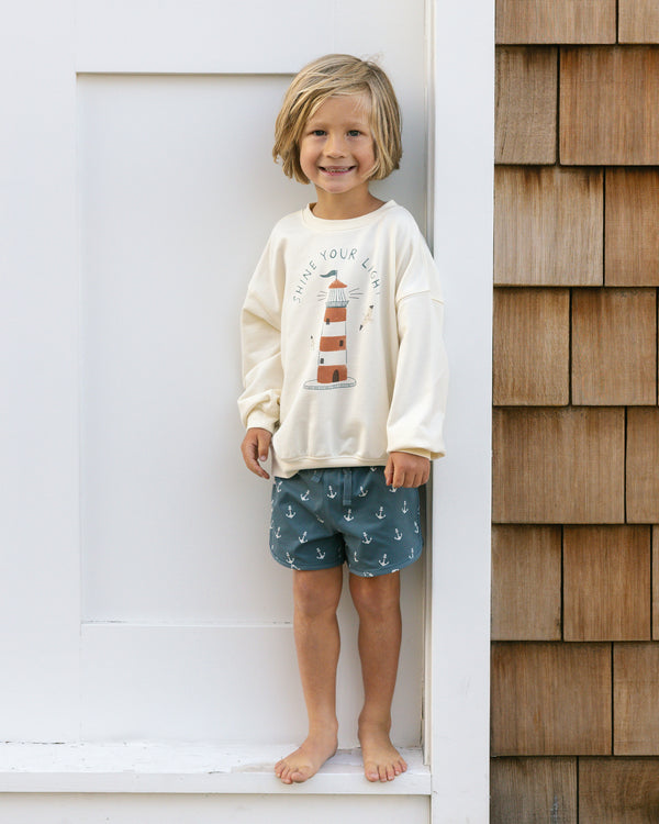 Rylee Cru Sweatshirt Lighthouse