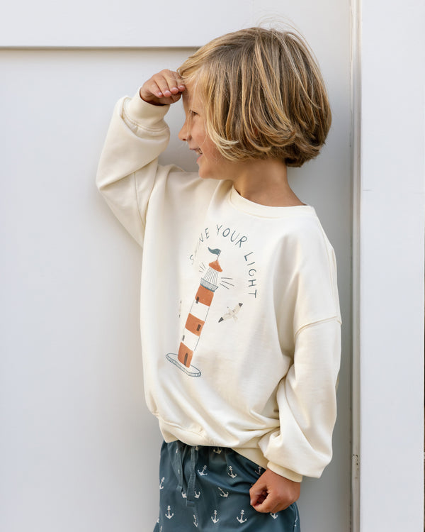 Rylee Cru Sweatshirt Lighthouse