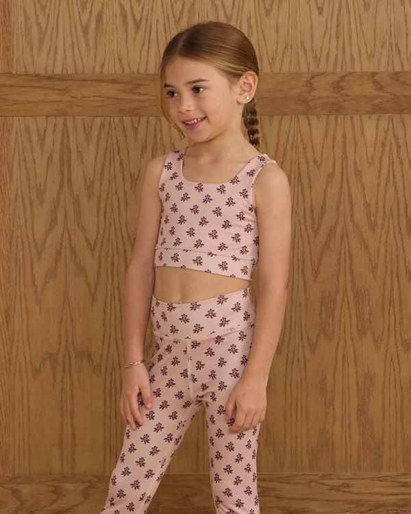 Rylee Cru Swift Sports Bra Blush Fleur