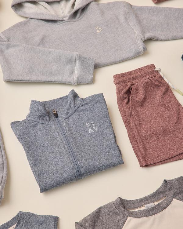 Rylee Cru Technical Jacket Heathered Navy