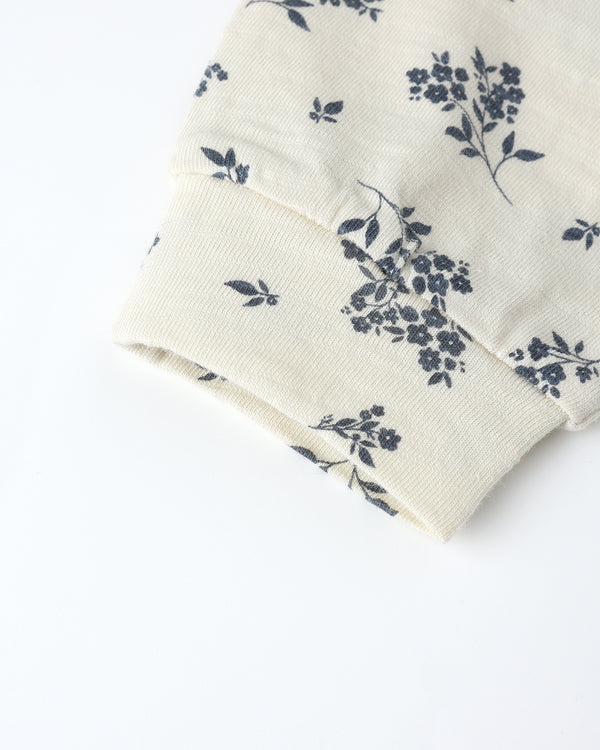 Rylee Cru Tee + Pant Set Blue Floral