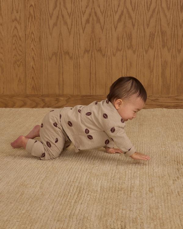 Rylee Cru Tee + Pant Set Footballs