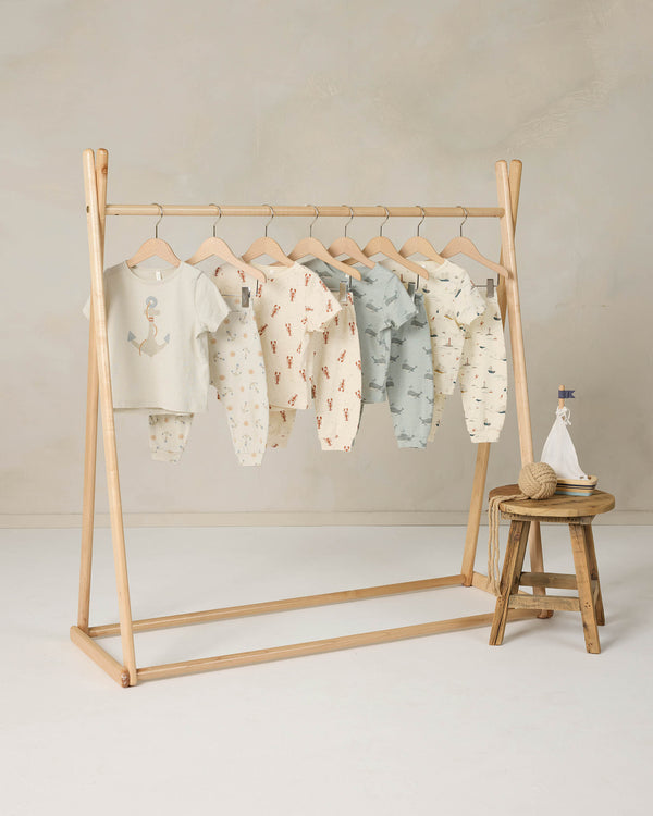 Rylee Cru Tee + Slouch Pant Set Whales