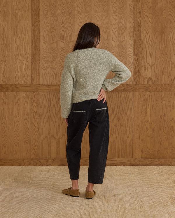 Rylee Cru Teen Aspen Sweater Pistachio Boucle