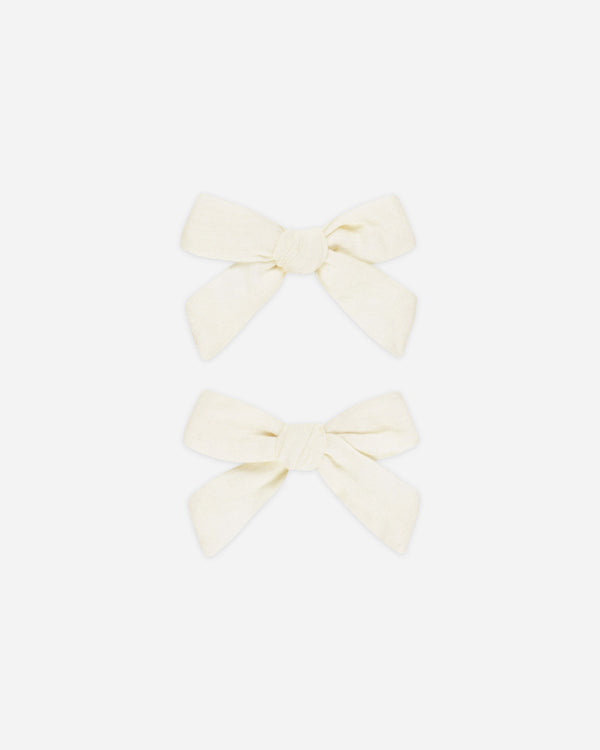 rylee cru Teen Bows Set Of 2 Ivory