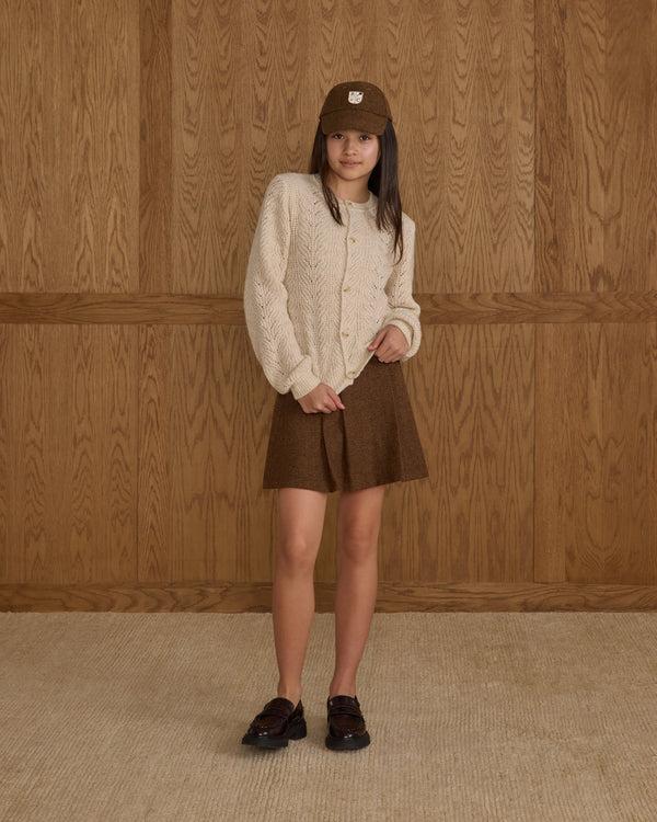 Rylee Cru Teen Cheyenne Cardigan Heathered Oatmeal