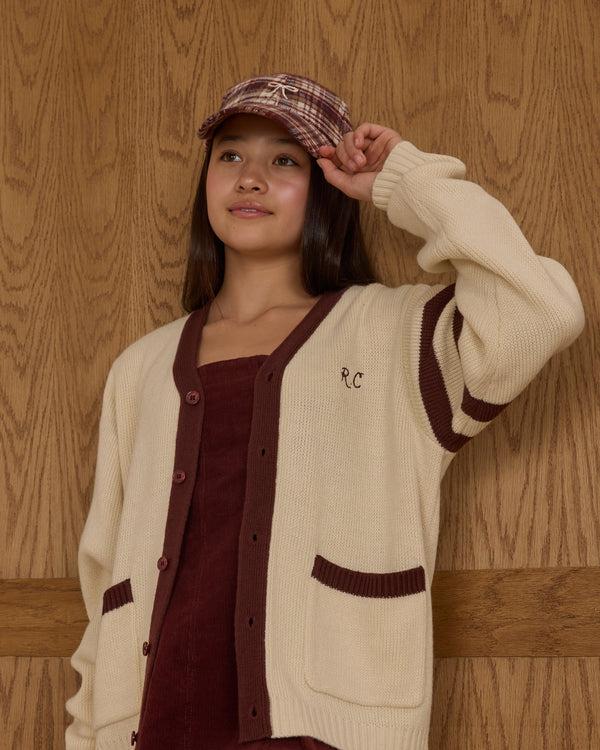 Rylee Cru Teen Haywood Cardigan Natural