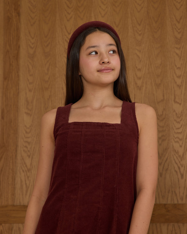 Rylee Cru Teen Maeve Mini Dress Burgundy