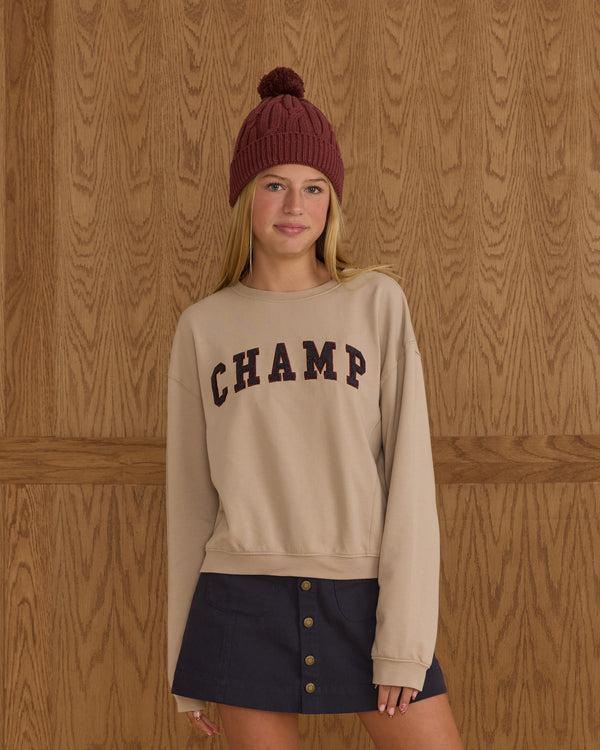 rylee cru Teen Oversized Sweatshirt Champ