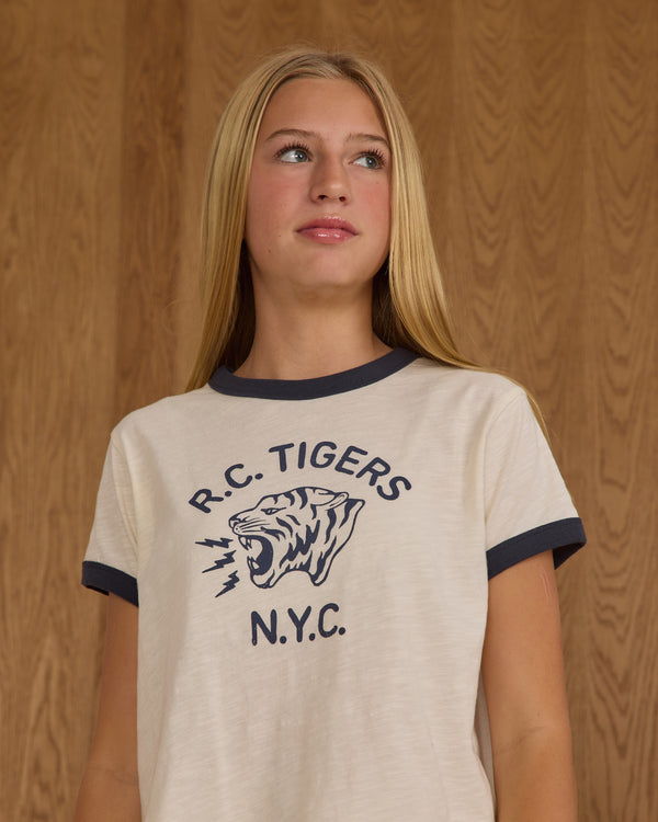Rylee Cru Teen Ringer Tee R.C. Tigers