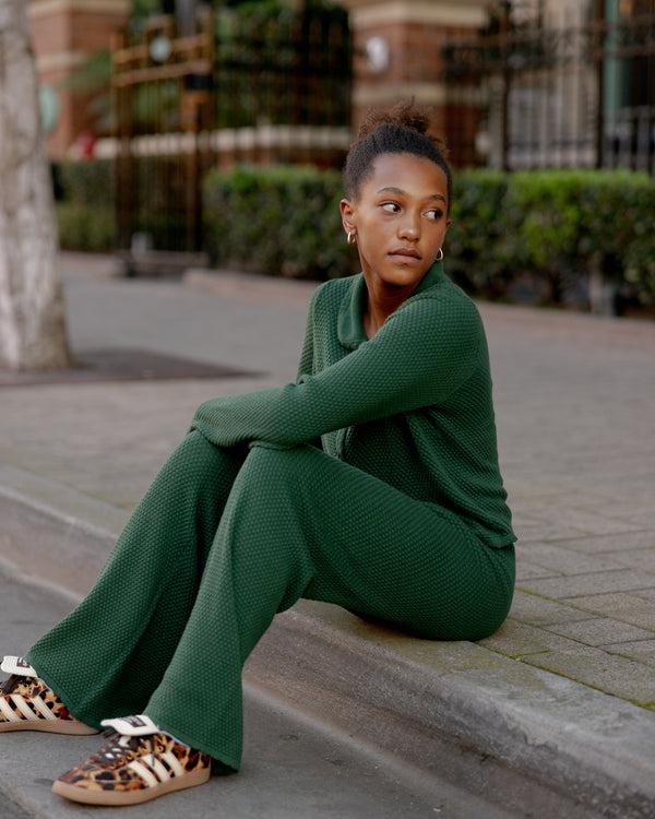 Rylee Cru Teen Rio Cardigan Green