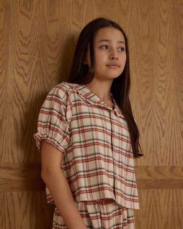rylee cru Teen Ruffle Pajamas Holiday Flannel