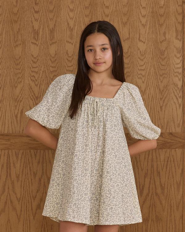 Rylee Cru Teen Sabrina Mini Dress Blue Vines