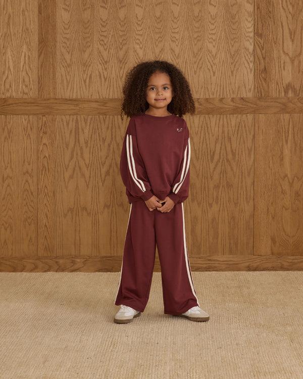 Rylee Cru Track Pant Burgundy