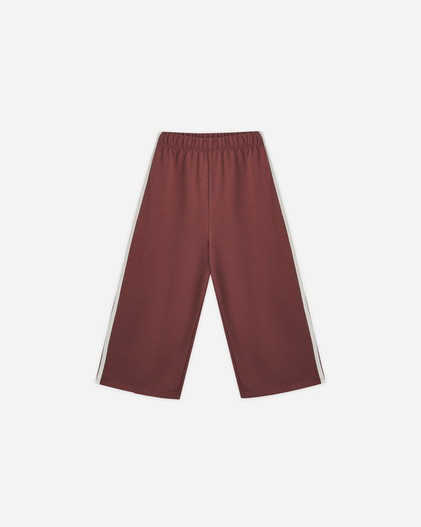 rylee cru Track Pant Burgundy