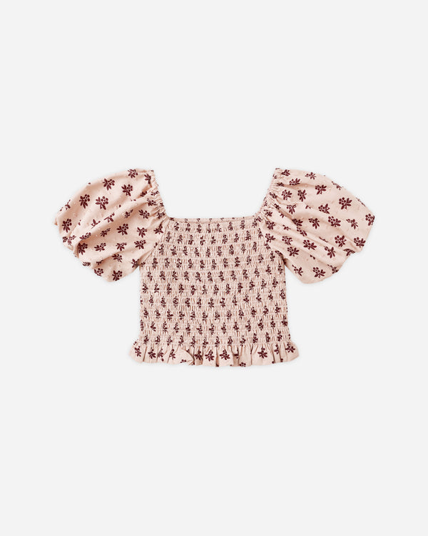 rylee cru Trixie Top Blush Fleur