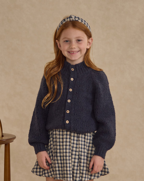 Rylee Cru Tulip Cardigan Navy