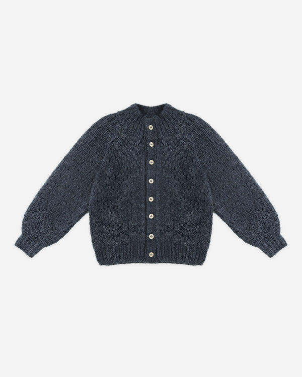 rylee cru Tulip Cardigan Navy