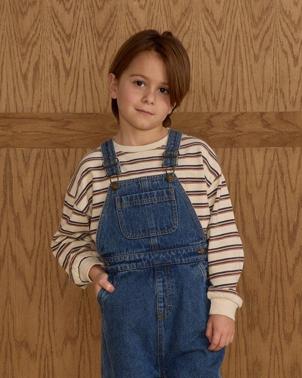 Rylee Cru Utility Overall Indigo Denim
