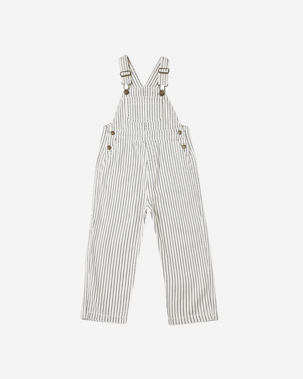 rylee cru Utility Overall Navy Pinstripe